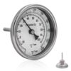 3" Dial 2" Probe FERRODAY 1/2 NPT Stainless Steel Thermometer Dial Thermometer 1/2 NPT Homebrew Kettle Thermometer Weldless with O-Rings 0-220ºF Kettle Thermometer Stainless Steel Brew Pot Thermometer 53 61pPJ8laaHS