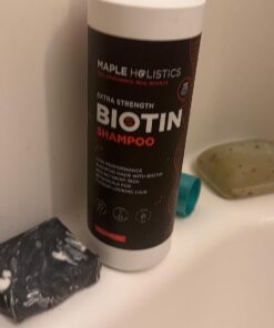 Ultra Biotin Shampoo for Thinning Hair - Extra Strength Volumizing Shampoo for Men and Women with B Vitamins and Rosemary Essential Oil - Sulfate Free Shampoo Biotin Formula for Hair and Scalp Care Sandalwood 32 61pPQBUq4JL