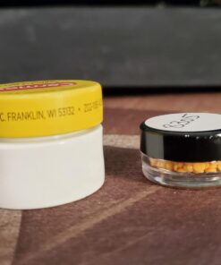 Houseables 3 Gram Jar, 3 ML, Black, 50 Pk, BPA Free, Cosmetic Sample Empty Container, Plastic, Round Pot, Screw Cap Lid, Small Tiny 3g Bottle, for Make Up, Eye Shadow, Nails, Powder, Paint, Jewelry 50 Count 34 61pQUTGZmwL