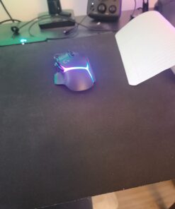 Logitech G Powerplay Wireless Charging System for G502 Lightspeed, G703, G903 Lightspeed and PRO Wireless Gaming Mice, Cloth or Hard Gaming Mouse Pad - Black 31 61pRKx0GLRL