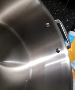 Made In Cookware - 10 Piece Stainless Steel Pot and Pan Set - 5 Ply Clad - Includes Stainless Steel Frying Pans, Saucepans, Saucier and Stock Pot W/Lid - Professional Cookware - Made in Italy 10-Piece (Stainless Steel) 67 61pSV6kR5SL