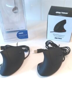 Ergonomic Mouse, High Precision Optical Vertical Mouse Adjustable DPI 800/1200 / 1600 Wired Computer Mouse (by Sharkk) 12 61pSagkMyAL