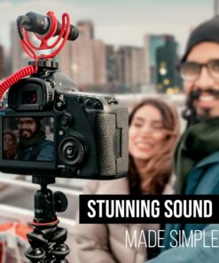 Rode VideoMicro Compact On-Camera Microphone with Rycote Lyre Shock Mount, Auxiliary, Black VideoMicro I 21 61pUOMYGjyL