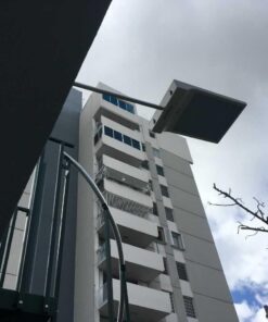 InnoGear Solar Outdoor Lights, 80 LEDs Solar Motion Sensor Lights with 4 Working Modes Solar Wall Lights IP65 Waterproof 450 Lumens Solar Gutter Lights for Front Door, Yard, Garage, Pack of 2 56 61pVA6220kL