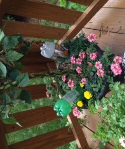 Blumat Bottle Adapter (3 Pack): Self Watering Spikes/Houseplant Watering Stakes, Automatic Irrigation System, Use When On Vacation,Terracotta Spikes to use with Recycled Plastic Water Bottles (3 Pack) 25 61pVdWKyrHL