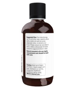 NOW Essential Oils, Patchouli Oil, Earthy Aromatherapy Scent, Steam Distilled, 100% Pure, Vegan, Child Resistant Cap, 4-Ounce 4 Fl Oz (Pack of 1) Standard Packaging 11 61pVuRzmsL