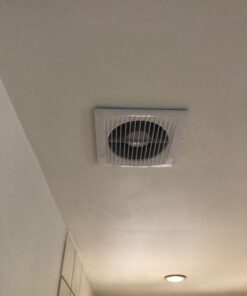 Hon&Guan 6'' Wall Exhaust Fan Through Wall Fan, 116 CFM Garage Exhaust Fan Bathroom Wall Exhaust Fan for HVAC System, Super Silent, Strong Exhaust Fan 150C HGA-C 17 61pWPF7ff3L