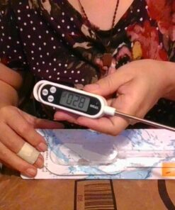 Digital Instant Read Meat Thermometer Kitchen Cooking Food Candy Thermometer for Oil Deep Fry BBQ Grill Smoker Thermometer by AikTryee 26 61pWjURYitL