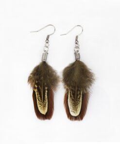 LolliBeads (TM) 50 Pcs Natural Ringneck Pheasant feather 2-3 inches 17 61pWs SwrSL