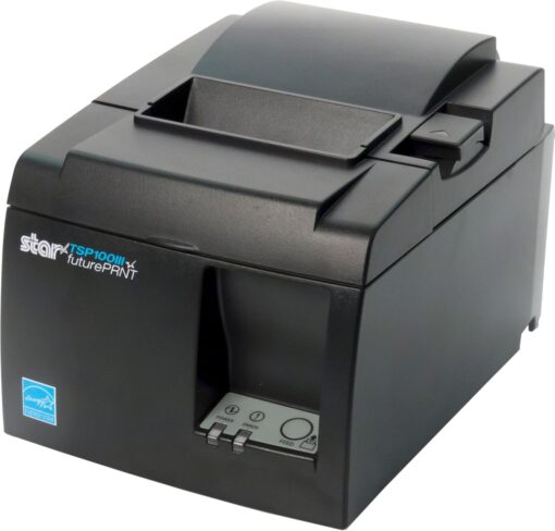 Star Micronics TSP143IIILAN Ethernet (LAN) Thermal Receipt Printer with Auto-Cutter and Internal Power Supply - Gray Ethernet (LAN)