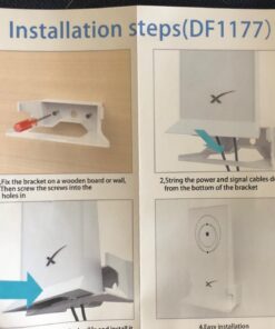 XLTTYWL StarLink Mount, Star Link Internet Kit Satellite Brackets Holder Stability ABS Wall Mount Router Protection for StarLink Mesh Router V2 Mesh Router 23 61pa ZOFmmL