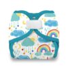 Thirsties Reusable Cloth Diaper Cover, Hook & Loop Closure, Rainbow, X-Small X-Small (6-12 Pound) 23 61pcEEDyRgL
