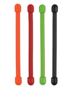 Alternative view of Nite Ize GT3-4PK-A1 Original Gear, Reusable Rubber Twist Tie, Made in The USA, 3-Inch, 3" - 4-Pack, Colors May Vary, 4 Count