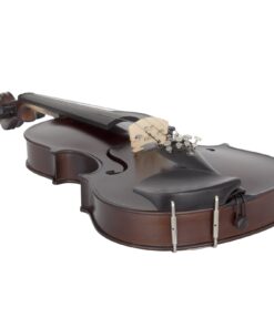 Cecilio CVN-EAS Ebony Fitted Solidwood Violin in Satin Antique with Deluxe Oblong Hard Case Size 4/4 (Full Size) full-size 12 61pd22XWfEL