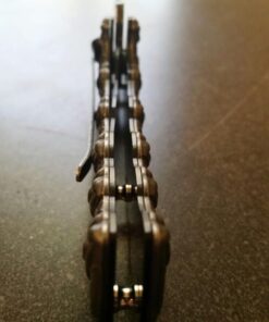 TAC FORCE Spring Assisted Folding Pocket Knife –Stonewashed Finish Stainless Steel Blade and Handle with Sculpted Chain Link Design, Includes Pocket Clip, Tactical, EDC, Rescue - TF-859 33 61pdOMojBnL