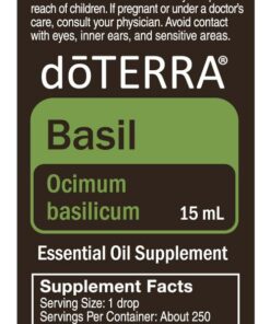 doTERRA - Basil Essential Oil - 15 mL 0.51 Fl Oz (Pack of 1) 17 61peT913f5L