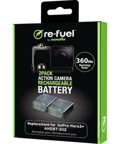 Re-Fuel GoPro Hero3+ Replacement Rechargeable Battery - 2 Pack 1180mAh 3 61pf8eh0siL