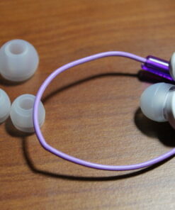 Panasonic ErgoFit Wired Earbuds, In-Ear Headphones with Dynamic Crystal-Clear Sound and Ergonomic Custom-Fit Earpieces (S/M/L), 3.5mm Jack for Phones and Laptops, No Mic - RP-HJE120-V (Purple) Purple 37 61pfbfPBw4L