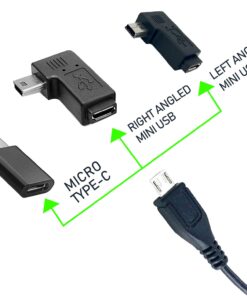 NUNET 15ft MicroUSB & MiniUSB Hardwire Kit with Mini/LP Mini/ATO/Micro2 Fuse, Micro to Mini/Type-C Adapters, Battery Drain Protection System, 15ft Length Cord for Dash Cameras Micro&Mini 29 61pgFzWrPPL