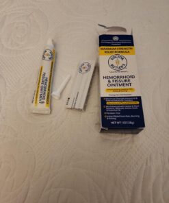 Doctor Butler’s Hemorrhoid & Fissure Ointment Cream with Lidocaine and Phenylephrine HCI for Fast Acting Relief of Pain, Swelling, Discomfort, and Itching (1 oz.) A - 1 oz. Tube 30 61phe0wj4hL