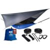 Oak Creek Lost Valley Camping Hammock. Bundle Includes Mosquito Net, Rain Fly, Tree Straps, Compression Sack. Weighs Four Pounds, Perfect for Camping. Lightweight Nylon Single Hammock. 9 61phvk2xgoL