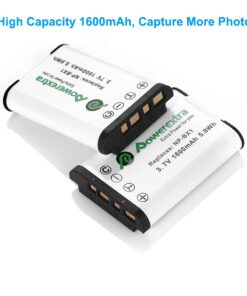 Powerextra 2 Pack Replacement Sony NP-BX1 Li-ion Battery and Charger Compatible with Sony NP-BX1/M8 and Sony Cyber-Shot DSC-RX100, DSC-RX100 II, DSC-RX100M II, DSC-RX100 III, DSC-RX100 V 15 61pi0F5RciL