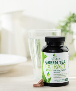 Green Tea Extract Capsules 1000mg 98% Standardized EGCG - 3X Strength for Natural Energy - Heart Support with Polyphenols - Gentle Caffeine - 120 Capsules 120 Count (Pack of 1) 15 61pi9OZY4L