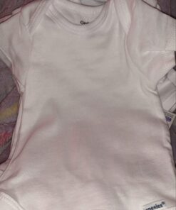 Gerber baby-girls 5-pack Solid Onesies Bodysuits Newborn White 27 61piO90QBUL