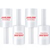 JARLINK 4 Pack Stretch Film, 5" 1000ft Mini Industrial Strength up to 500% Stretch Shrink Wrap with Handles, Thick Durable Self-Adhering Plastic Wrap for Pallet Wrap, Moving, Packing, 60 Gauge 10 61pjS5XIbL