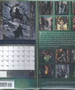 Alternative view of A Song of Ice and Fire 2017 Calendar: Illustrations by Didier Graffet Calendar, Wall Calendar