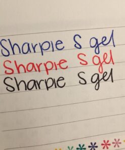SHARPIE S-Gel, Gel Pens, Medium Point (0.7mm), Assorted Colors, 4 Count 4 Count (Pack of 1) 34 61pmPzn P3L