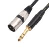 Disino 1/4 Inch TRS to XLR Male Balanced Signal Interconnect Cable Quarter inch to XLR Patch Cable - 3.3 Feet 3 feet 7 61pn2ePKDxL