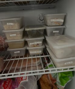 PrepNaturals 50 Pack Meal Prep Containers - 50 Pack of 25 Oz 100% BPA-free Plastic Food Storage Containers with Lids - Reusable Plastic Containers with Lids - Dishwasher Safe Lunch Containers Rectangular 35 61pn7CXFVJL