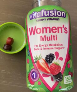 Vitafusion Womens Multivitamin Gummies, Berry Flavored Daily Vitamins for Women With Vitamins A, C, D, E, B-6 and B-12, America’s Number 1 Gummy Vitamin Brand, 75 Days Supply, 150 Count 39 61pnwLEYh7L