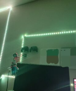 Govee 32.8ft Color Changing LED Strip Lights, Bluetooth LED Lights with App Control, Remote, Control Box, 64 Scenes and Music Sync Lights for Bedroom, Room, Kitchen, Party, 2 Rolls of 16.4ft 42 61po7CZvpOL