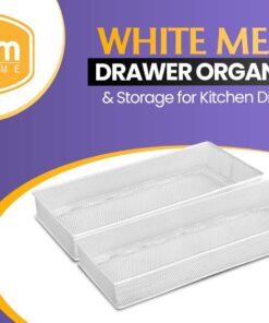 Alternative view of Ybm Home Silver Mesh Drawer Cabinet and or Shelf Organizer Bin, School Supply Holder Office Desktop Organizer Basket 1592 (3x12) 1 3x12