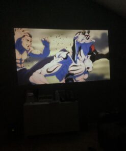 HAPPRUN Projector, Native 1080P Bluetooth Projector with 100''Screen, 9500L Portable Outdoor Movie Projector Compatible with Smartphone, HDMI,USB,AV,Fire Stick, PS5 34 61ppKHrniCL