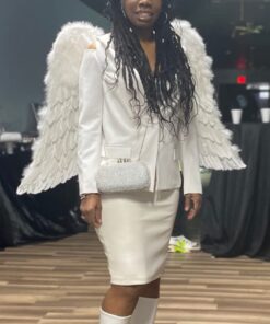 Touch of Nature 11008 Adult Angel Wing in White with Elastic Straps, 43 by 27-Inch 24 61ppqRupQ5L