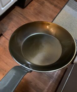 de Buyer MINERAL B Carbon Steel Fry Pan - 8” - Ideal for Searing, Sauteing & Reheating - Naturally Nonstick - Made in France 8" 43 61psPAPxUL