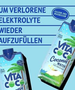 Vita Coco - Pure Coconut Water (330ml x 12) - Naturally Hydrating - Packed With Electrolytes - Gluten Free - Full Of Vitamin C & Potassium 23 61psbOFDPVL