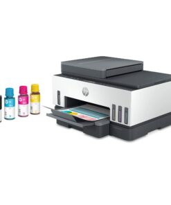 HP Smart -Tank 7301 Wireless All-in-One Cartridge-free Ink Printer, up to 2 years of ink included, mobile print, scan, copy, automatic document feeder (28B70A), Gray 27 61psjiZF04L