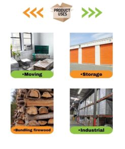 PSBM Mini Stretch Wrap with Handle, 12 Pack, 5 Inch x 1000 Feet, 50 Gauge, Clear High Performance Small Plastic Cling Film for Pallets Moving Storing 50 GA 12 61pswfdmjlL