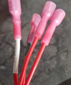 Sopoby 220pcs Wire Spade Connectors, Heat Shrink Female Male Spade Terminals Electrical Crimp Connector Kit 20 61purVPxTjL