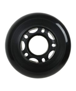 KSS 64mm 82A Inline Skate Wheels with 5-Spoke Hub (8 Pack), 64mm, Black/Grey/Red 5 61pv rn WQL