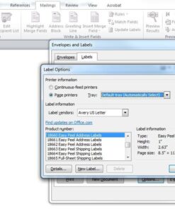 AVERY Matte Frosted Clear Address Labels for Inkjet Printers, 1" x 2-5/8", 300 Labels (18660) 20 61py4XWe0fL