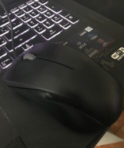 Rapoo Silent Wired Mouse, 1000 DPI 5ft Cord Quiet Button Optical Computer Mouse, Left Right Hand Use, for Laptop Chromebook Mac Notebook, Matte Black 22 61pyJGxFKwL