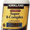 Kirkland Signature One Per Day Super B-Complex with Electrolytes,500 tablets 500 Count (Pack of 1) 38 61pyLkNTKlS