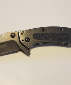 Kershaw XL Cryo II Pocket Knife, 3.25" 8Cr13MoV Steel Titanium-Coated Blade, Assisted Everyday Carry Pocket Knife 1556BW 54 61pymuXEcwL