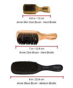 Annie Professional Wave Brush 100% Natural Boar Medium Bristle 15 61pyuLEDz3S