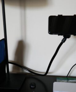 ZTON Cell Phone Holder, Universal Mobile Phone Stand, Lazy Bracket, Flexible Long Arms Clip Mount for iPhone, LG etc. in Office Bedroom Desktop (Black) 31 61q RulmPTL